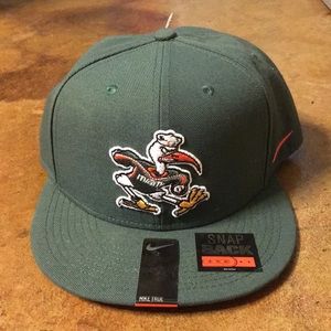 University of Miami Nike snap back